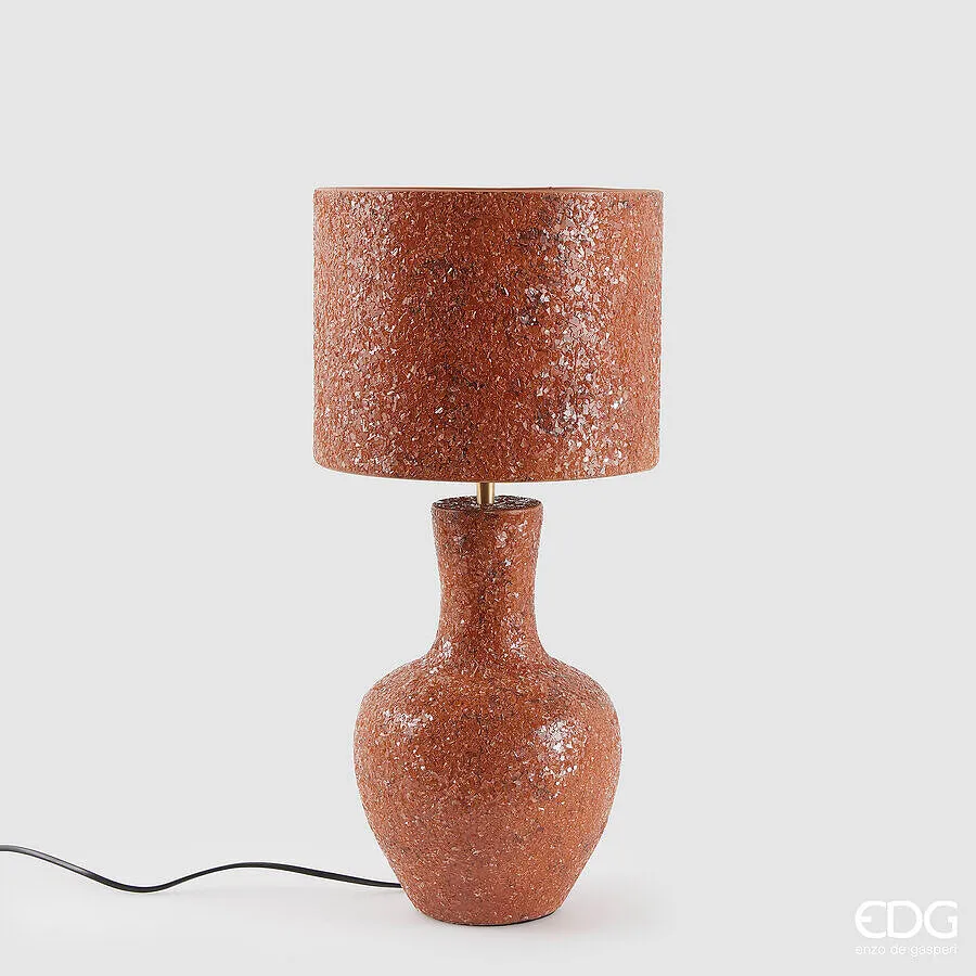 EDG Enzo De Gasperi Lampada da Tavolo Crackle E27 H 56 Cm D 26 Cm IP20