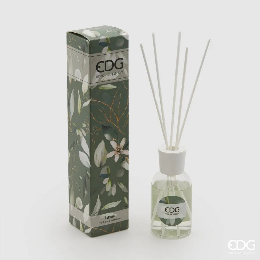 EDG Enzo De Gasperi Perfumer Bottle 100 Ml with Litsea Sticks