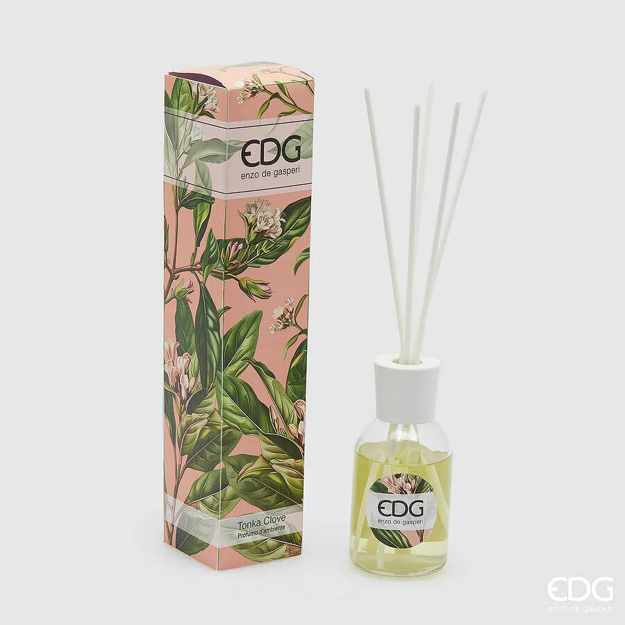 EDG Enzo De Gasperi Perfumer Bottle 100 Ml with Tonka Clove Sticks