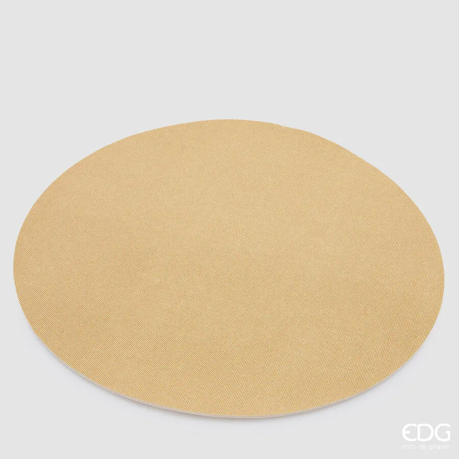 EDG Enzo De Gasperi Round Placemat Pvc D 38 Cm Cream