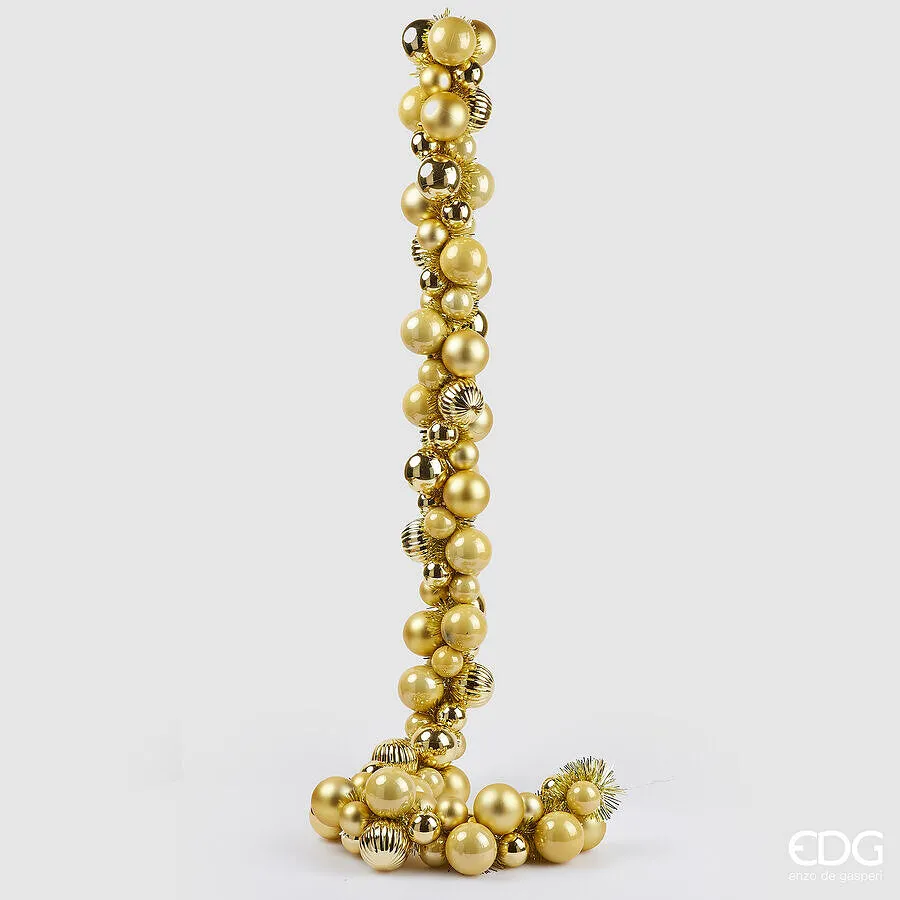 EDG Enzo De Gasperi Festoon Christmas Pallemix X100 L 150 Cm Gold