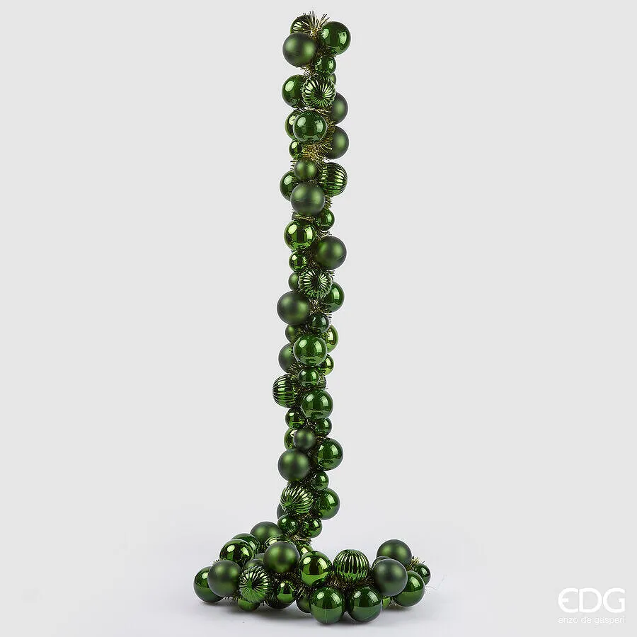 EDG Enzo De Gasperi Festoon Christmas Pallemix X100 L 150 Cm Green