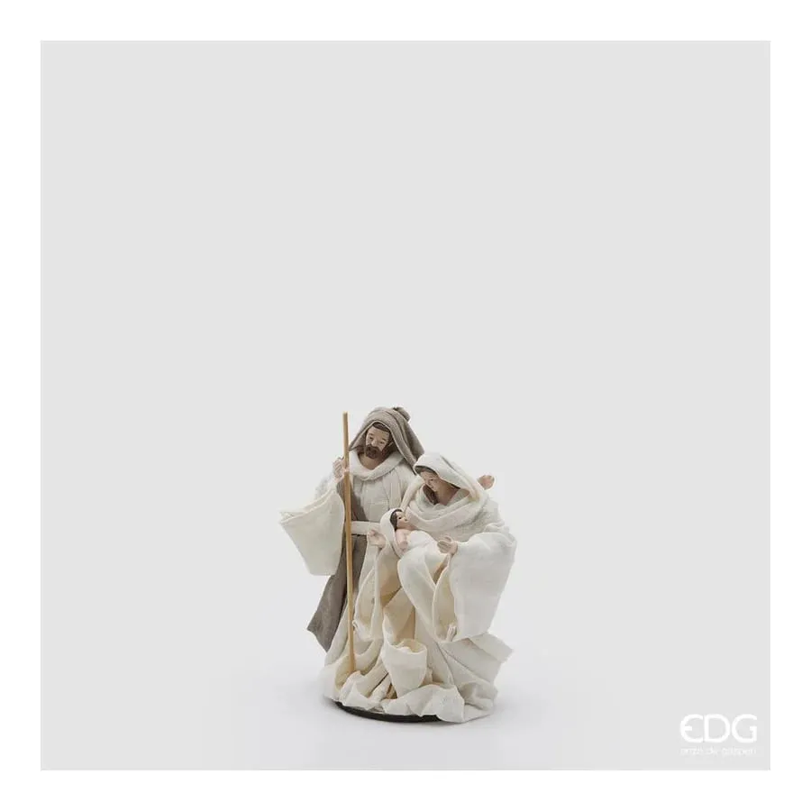 EDG Enzo De Gasperi Nativity Lord Christmas with Base H 17 Cm Ivory