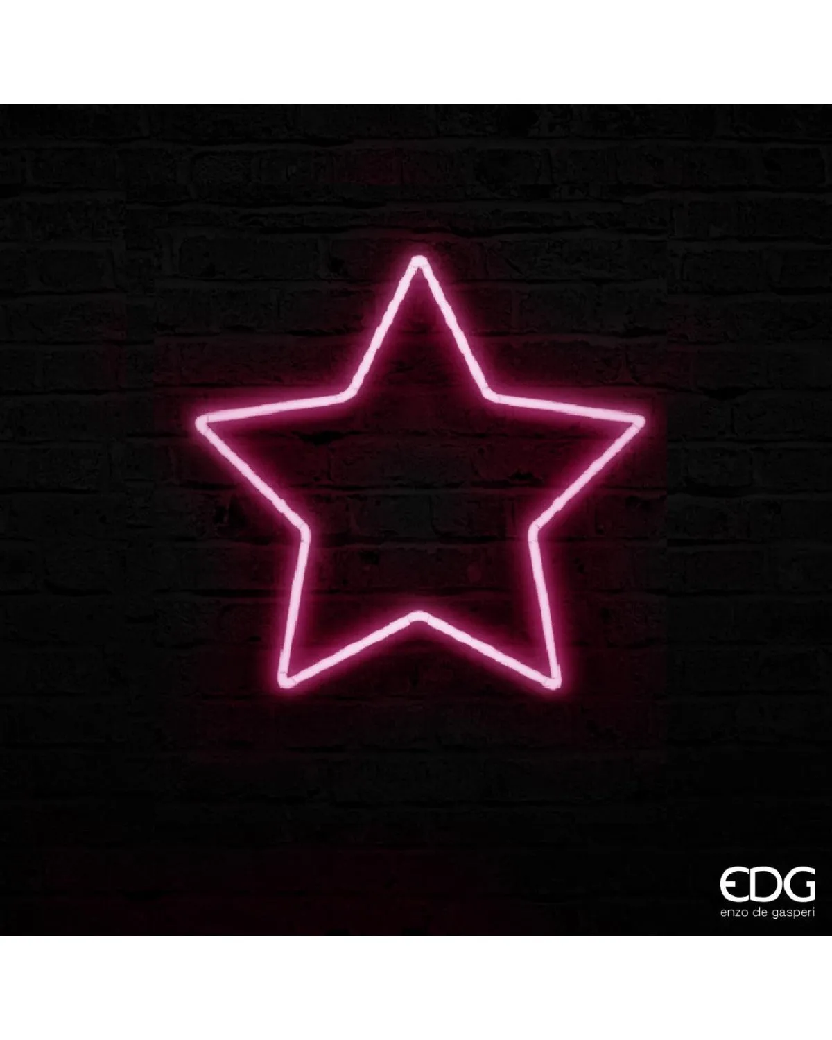 EDG Enzo De Gasperi NeonLed Christmas Star Double Face D 60 Cm 240 Led