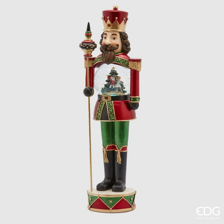 EDG Enzo De Gasperi Sferacqua Christmas Soldier with Led H 50 Cm D 13