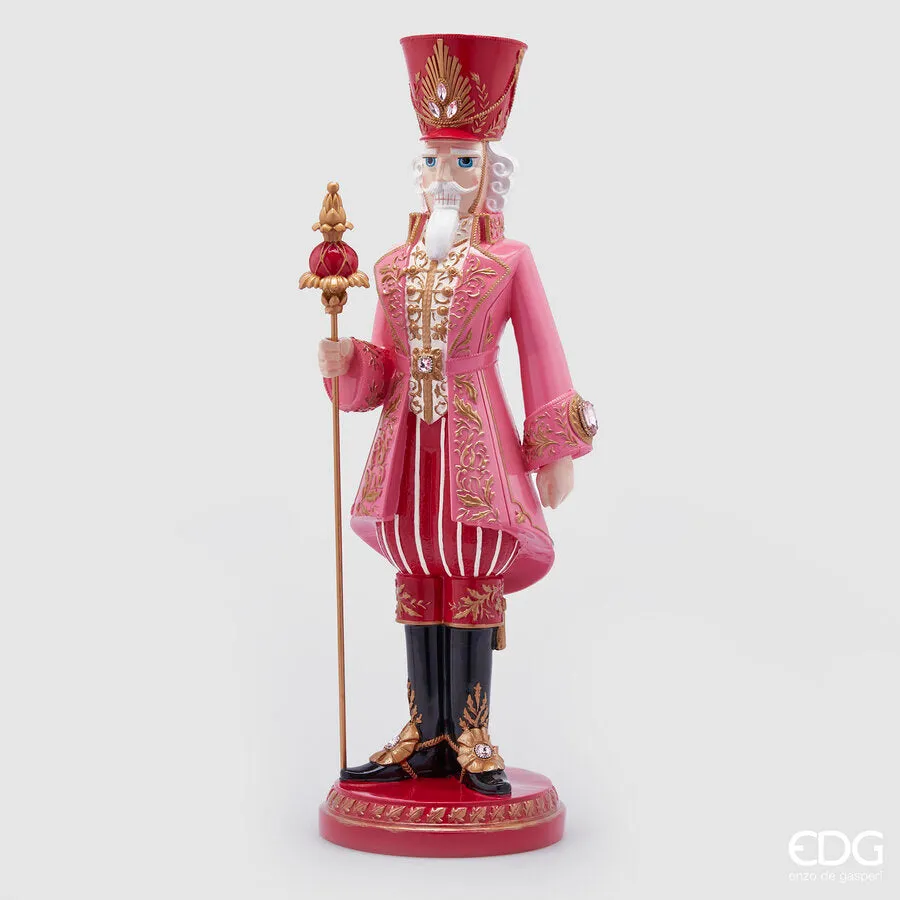 EDG Enzo De Gasperi Poly Soldier Christmas H 63 Cm Pink