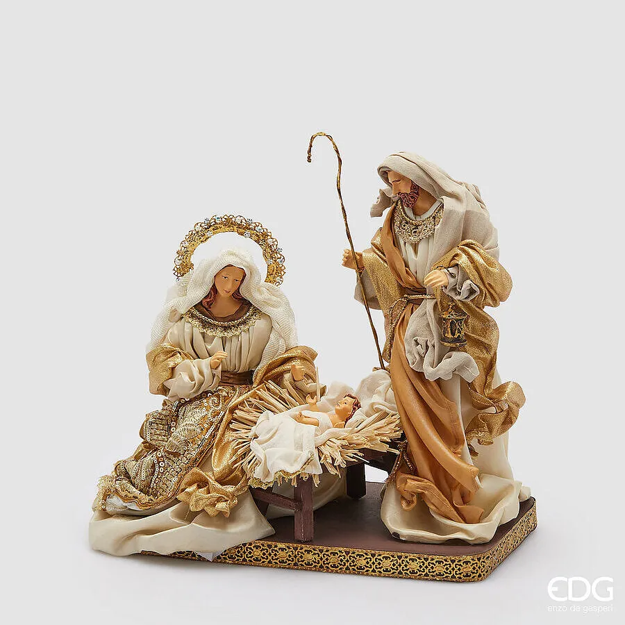 EDG Enzo De Gasperi Christmas Nativity Figurine with Base H 40 Cm Haze