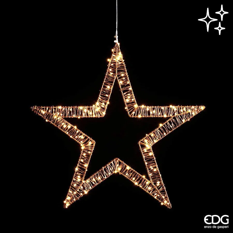 EDG Enzo De Gasperi Christmas Star Microled Flat D 60 Cm 250 Flashing