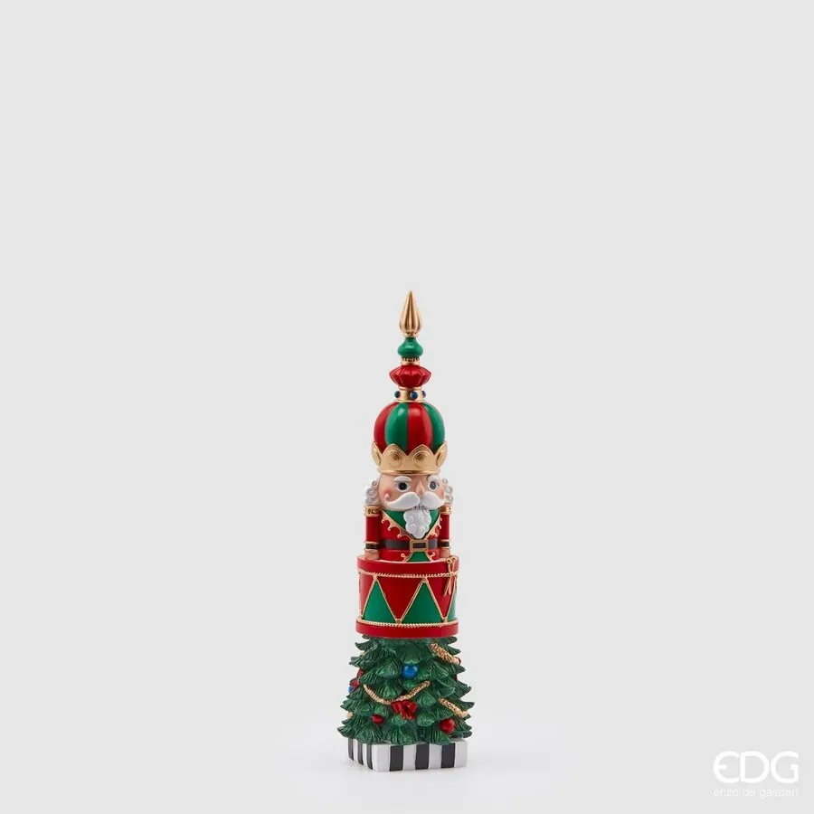 EDG Enzo De Gasperi Topiary Santa Circus Christmas H 34 Cm 12 x 12 Cm