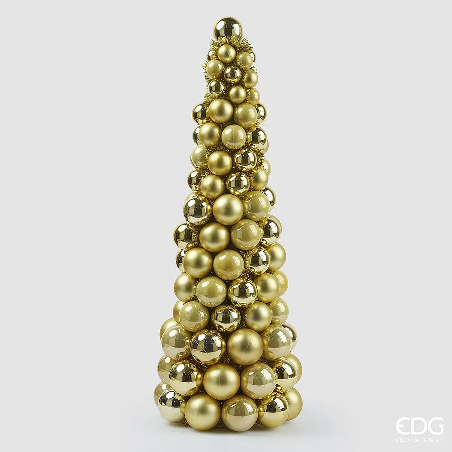 EDG Enzo De Gasperi Topiary Pallemix Christmas Cone X120 H 65 Cm D 25