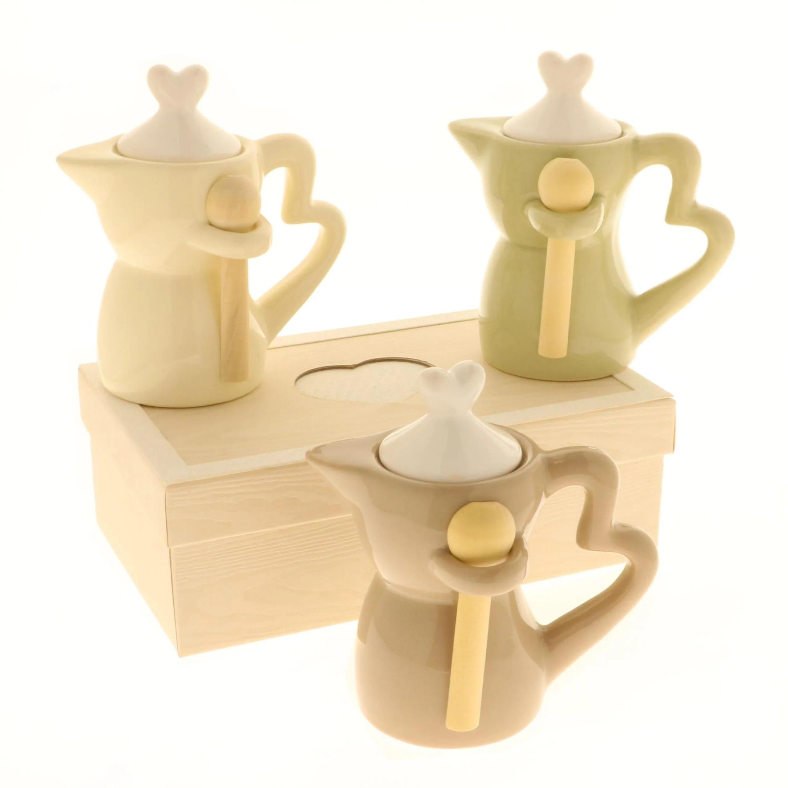 ETM Bomboniera Caffe Moka Tenue H 12 Cm with Colored Box 1 Pc