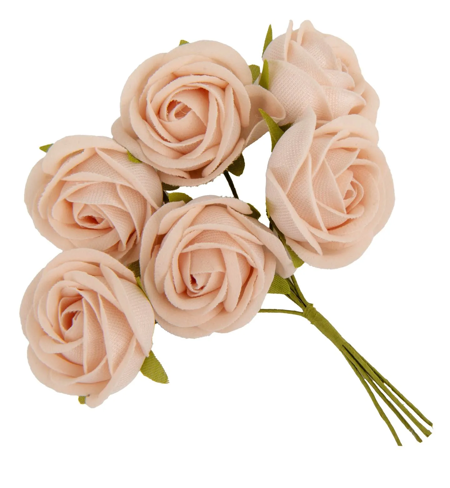 ETM Flower Decoration Favors 4cm Cream 12 Pcs