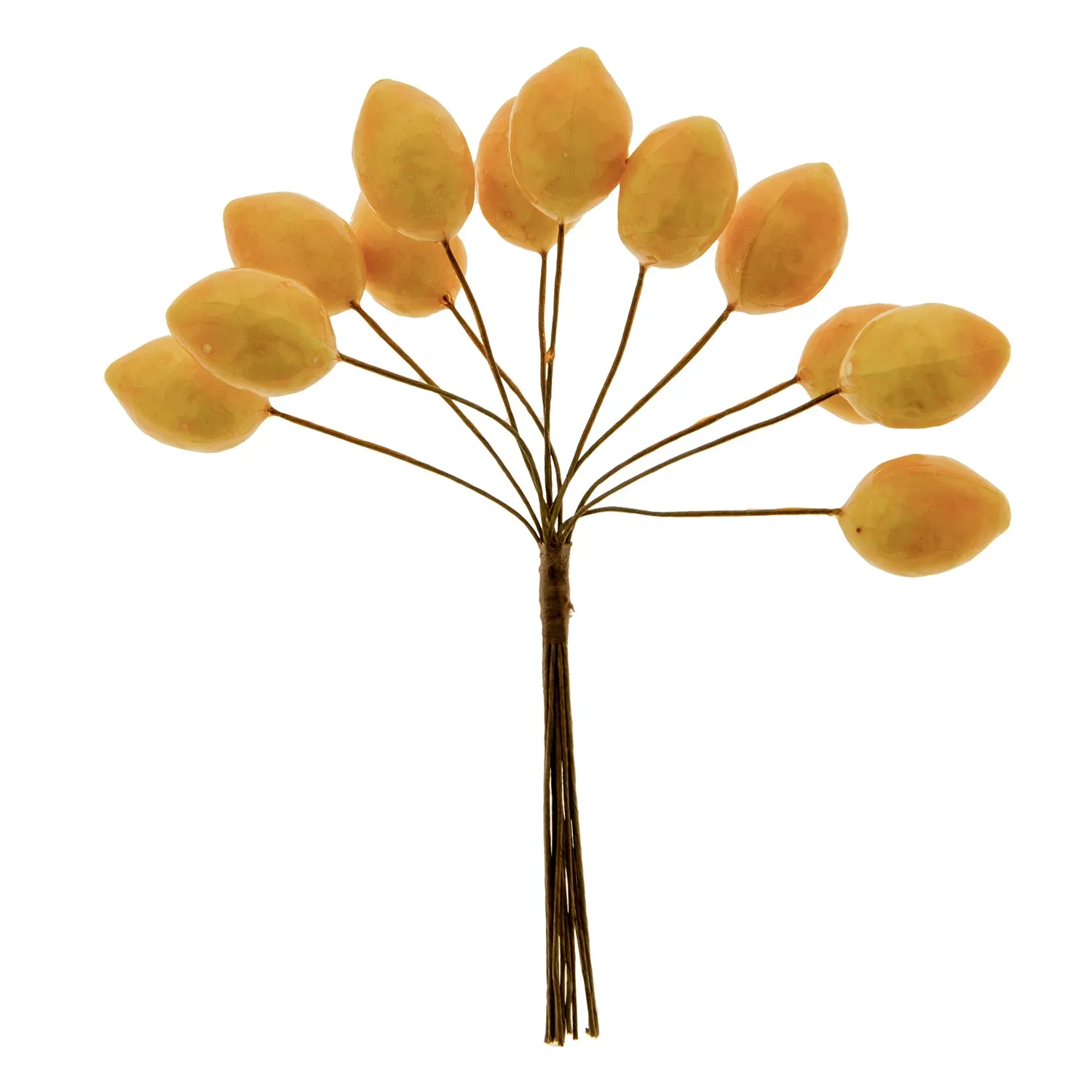 ETM Natura Lemon Party Favor Decoration 2.5cm Yellow 12 Pcs