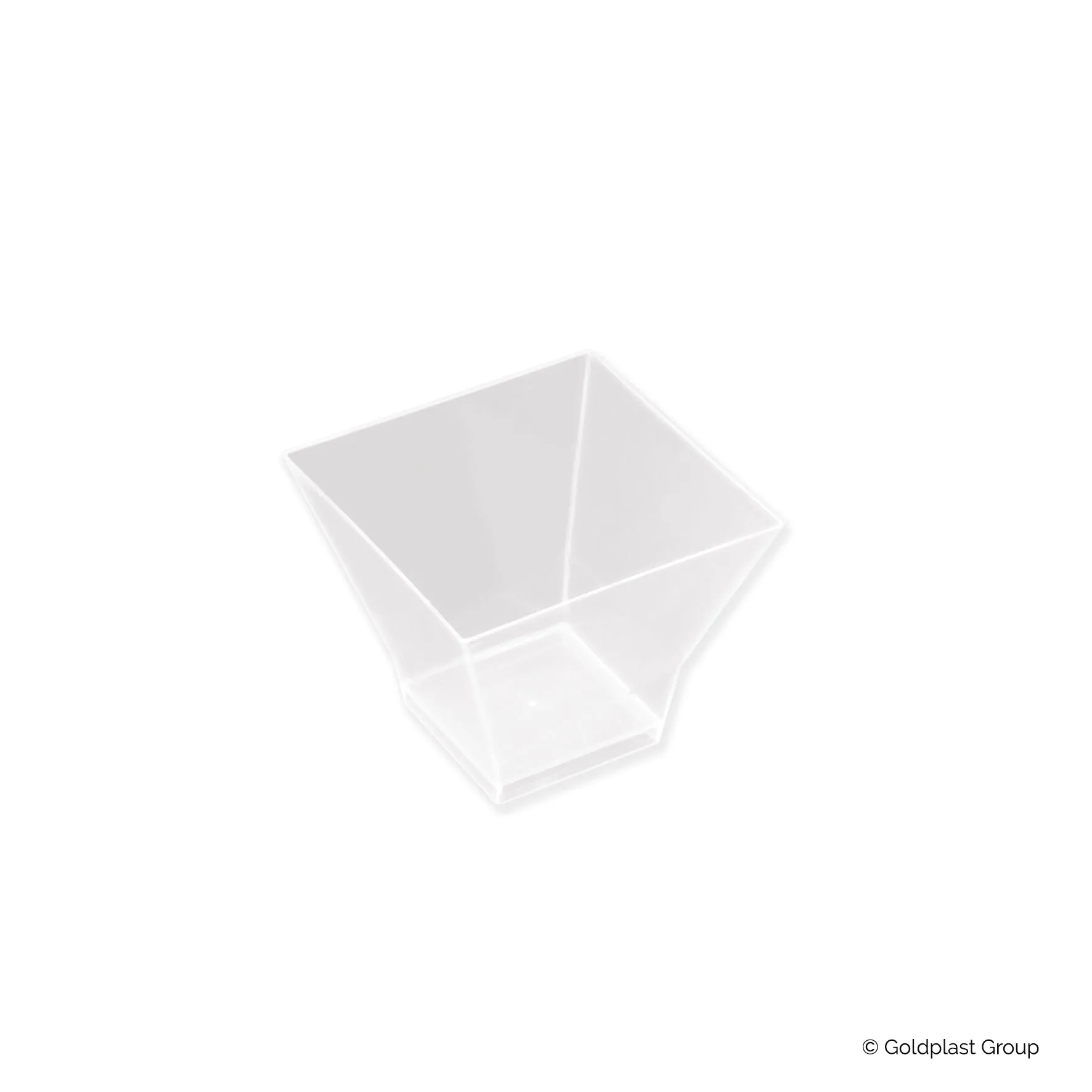 Gold Plast Pagoda Cup 65 Cc Transparent Cf 25 Pcs