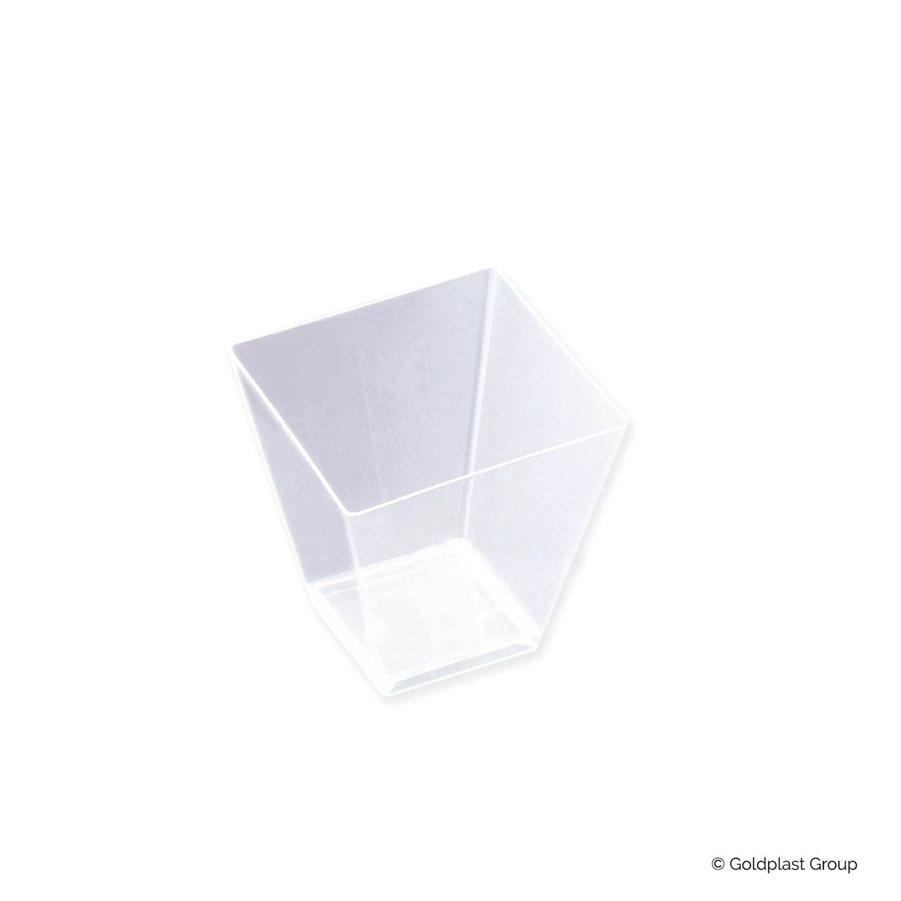 Gold Plast Rhombus Cup 95 Cc Cf 25 Pcs Transparent