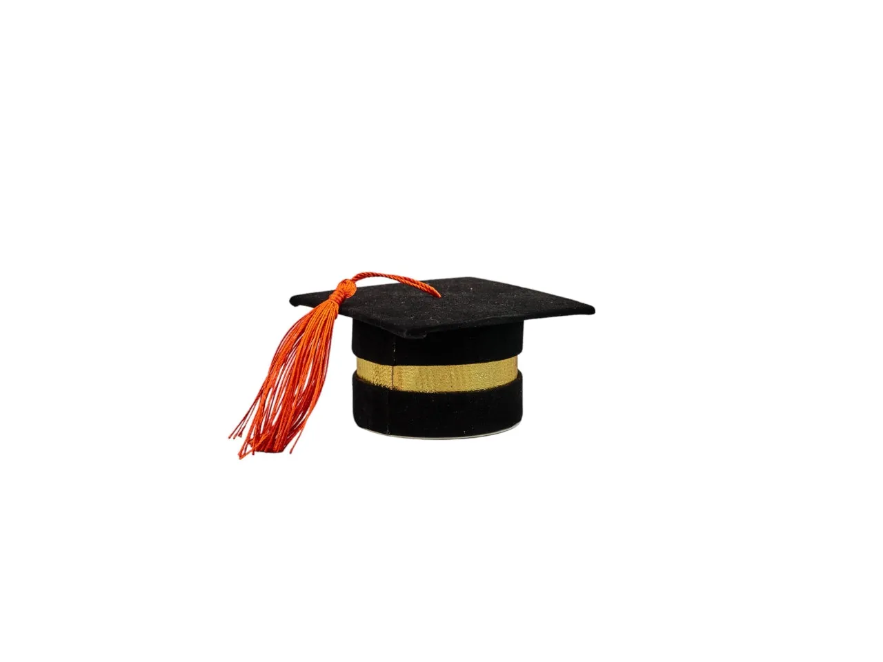The Spinning Hat Graduation Small 8 x 8 x 4 Cm Black