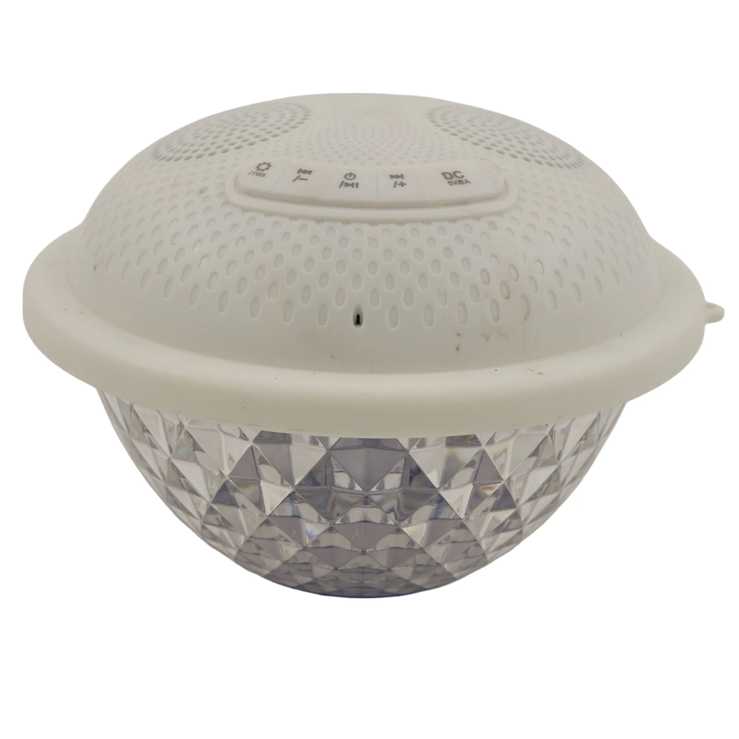 The Diamond Multilight Musical Lamp 18 x 18 x 13.5 cm White