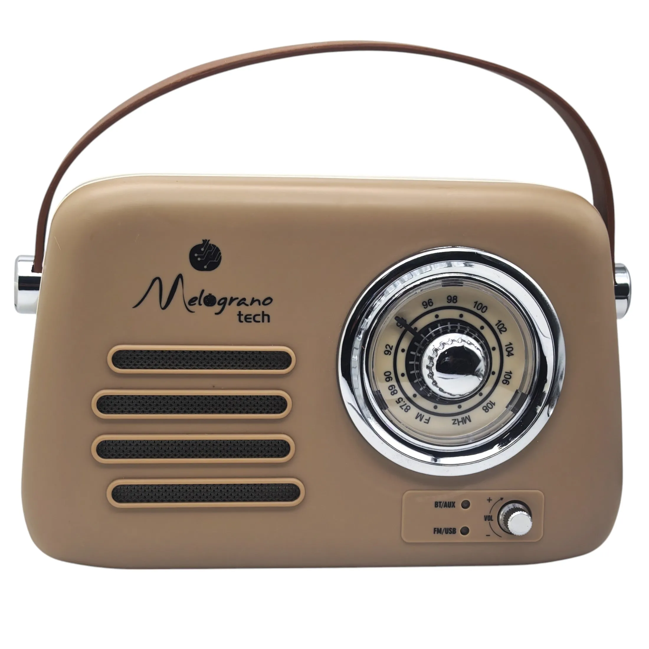 L'Arcolaio Vintage Bluetooth Radio 22 x 9 x 19 Cm Tortora