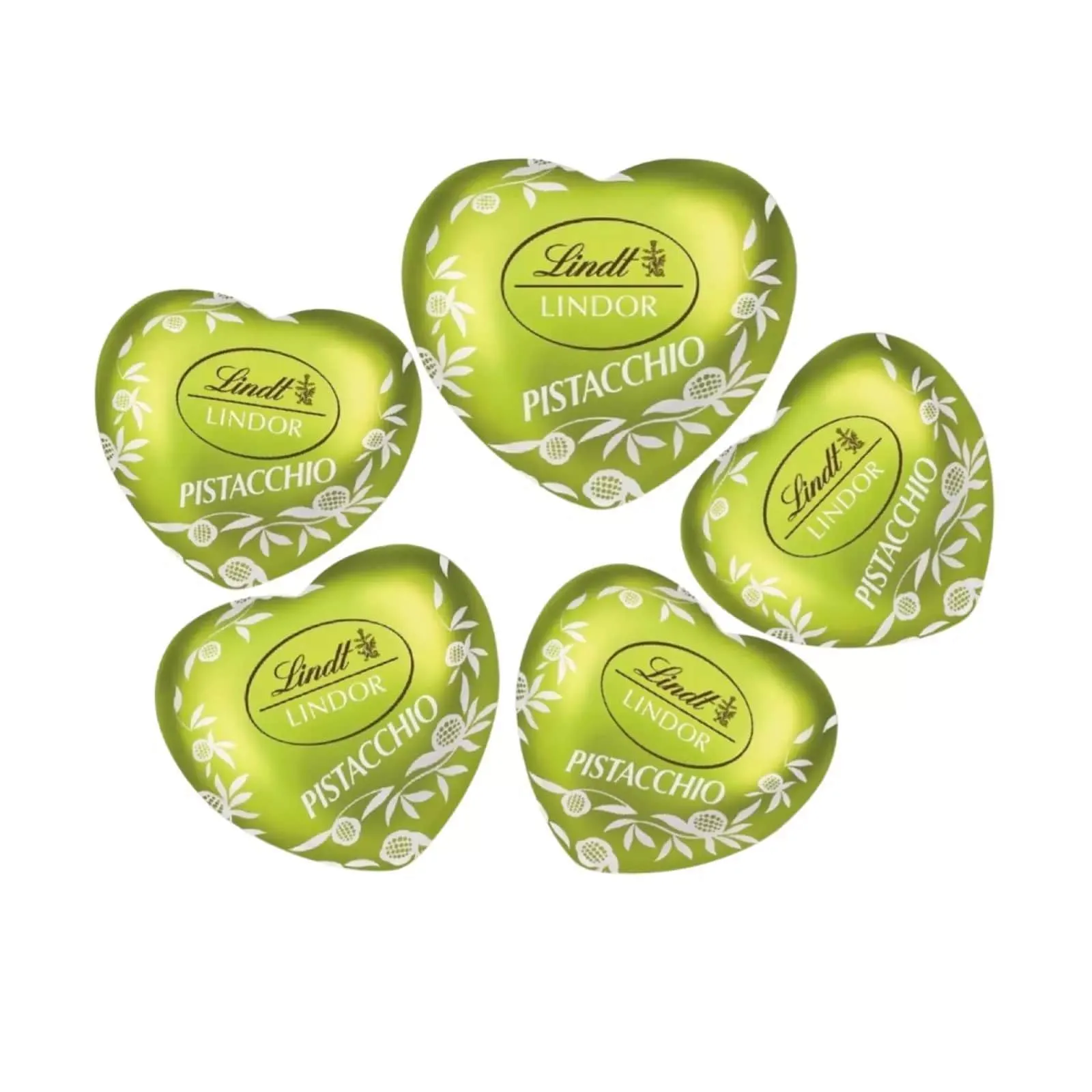 Lindt Lindor Hearts Chocolate Pistachio 500 Gr