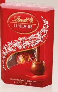 Lindt Mini Cornet Lindor Milk 37 Gr