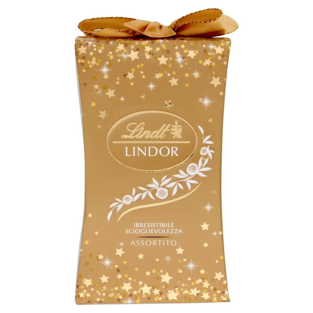 Lindt Christmas Gift Milk, White and Extra Dark Chocolate 75 Gr