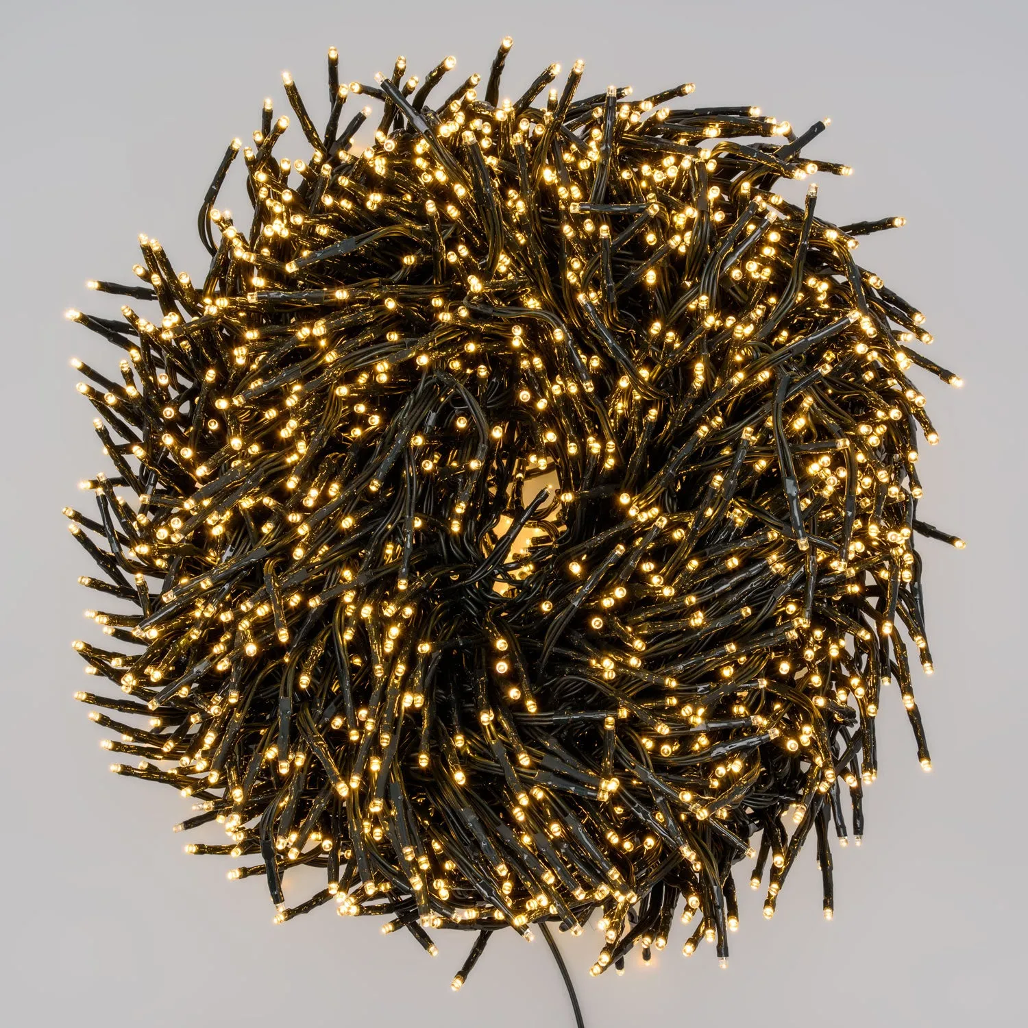 Lots Christmas Chain Festoon Cluster D 12 Cm 3300 White LEDs 33.5 Mt +