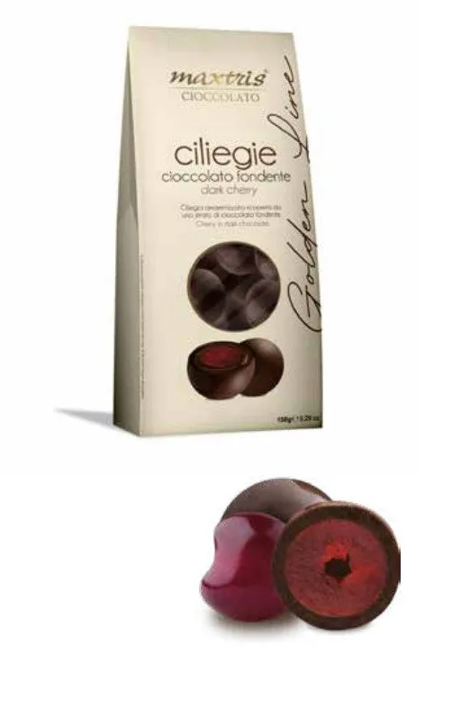Maxtris Praline GoldenLine Dark Cherries 150 Gr