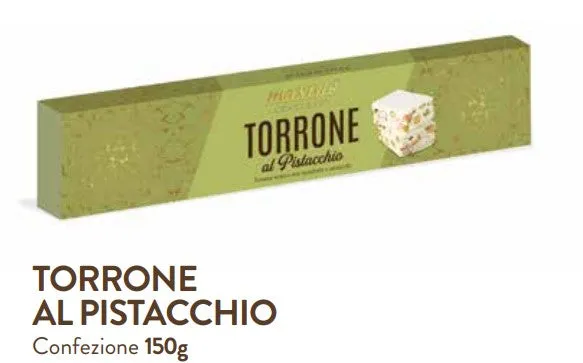 Maxtris Torrone Almonds, Chocolate, Pistachio and Gianduia Hazelnut As