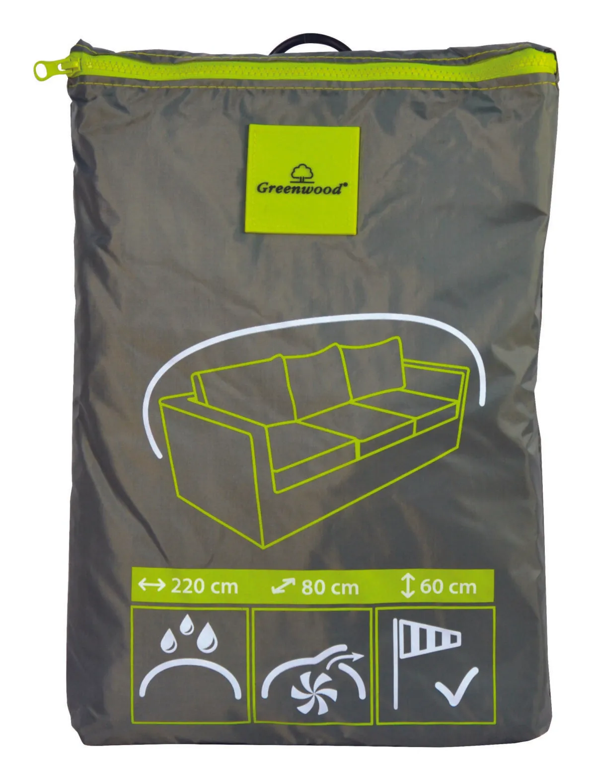 Moia Greenwood 3 Seater Sofa Cover 225 x 80 Cm Waterproof