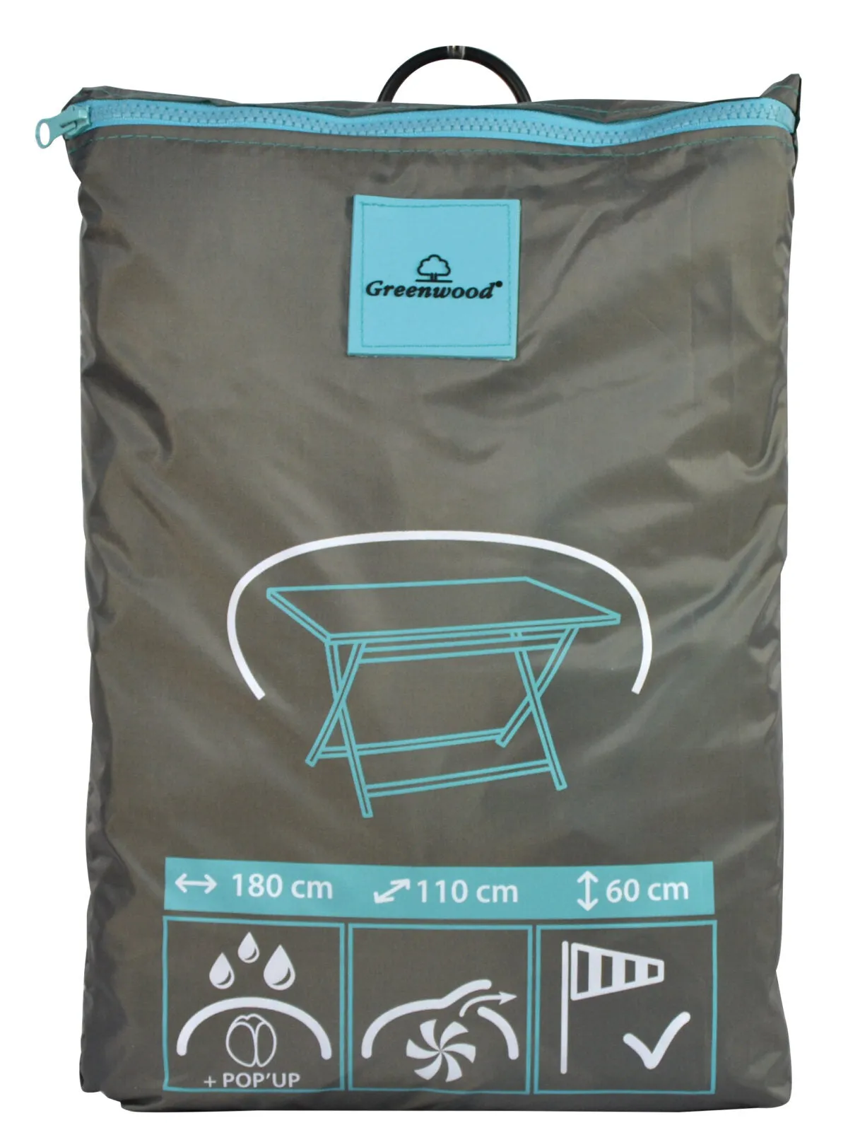 Moia Greenwood Table Cover 180 x 110 Cm Waterproof