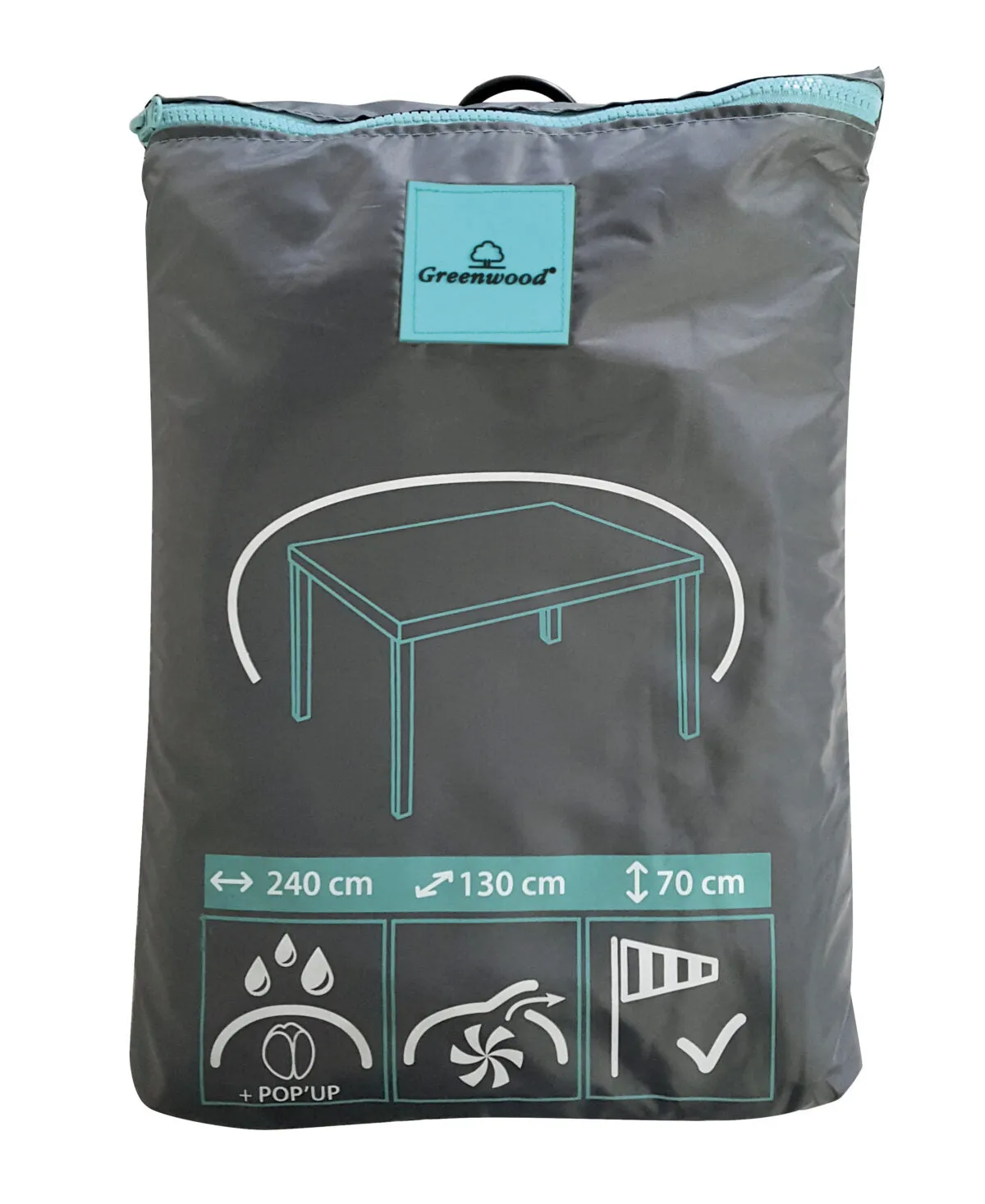 Moia Greenwood Table Cover 240 x 130 Cm Waterproof