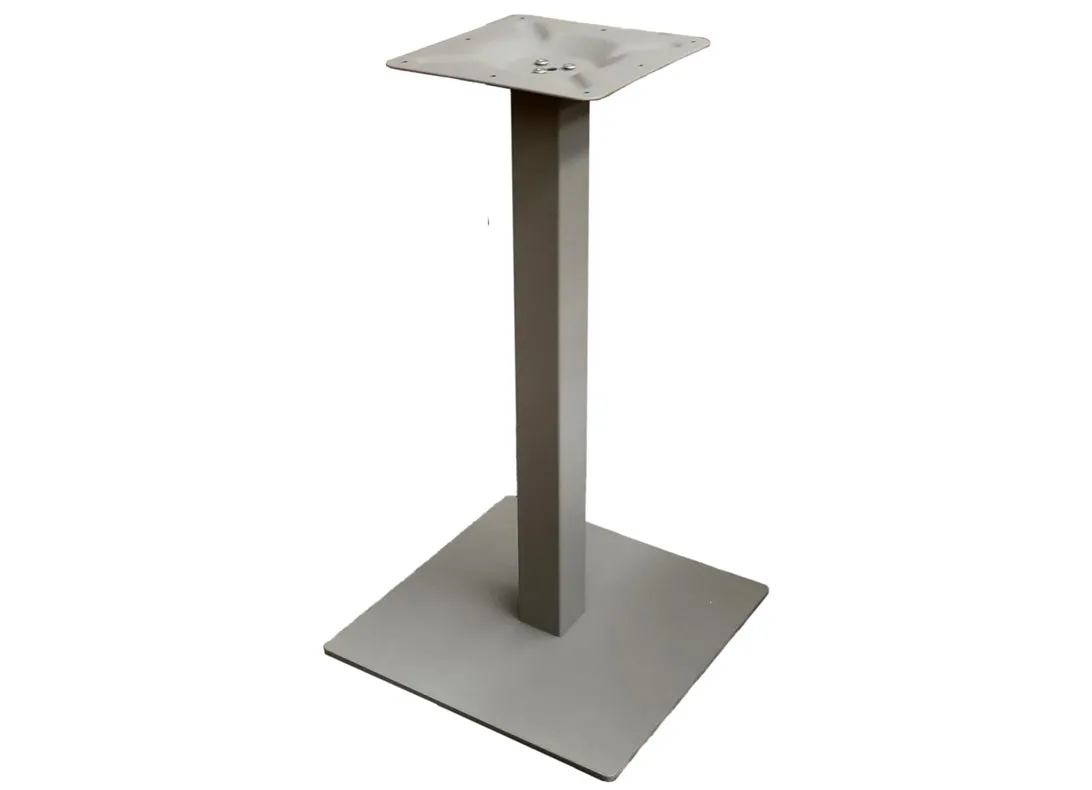 Moia Greenwood Flat Plate Base in Dove Grey Painted Steel