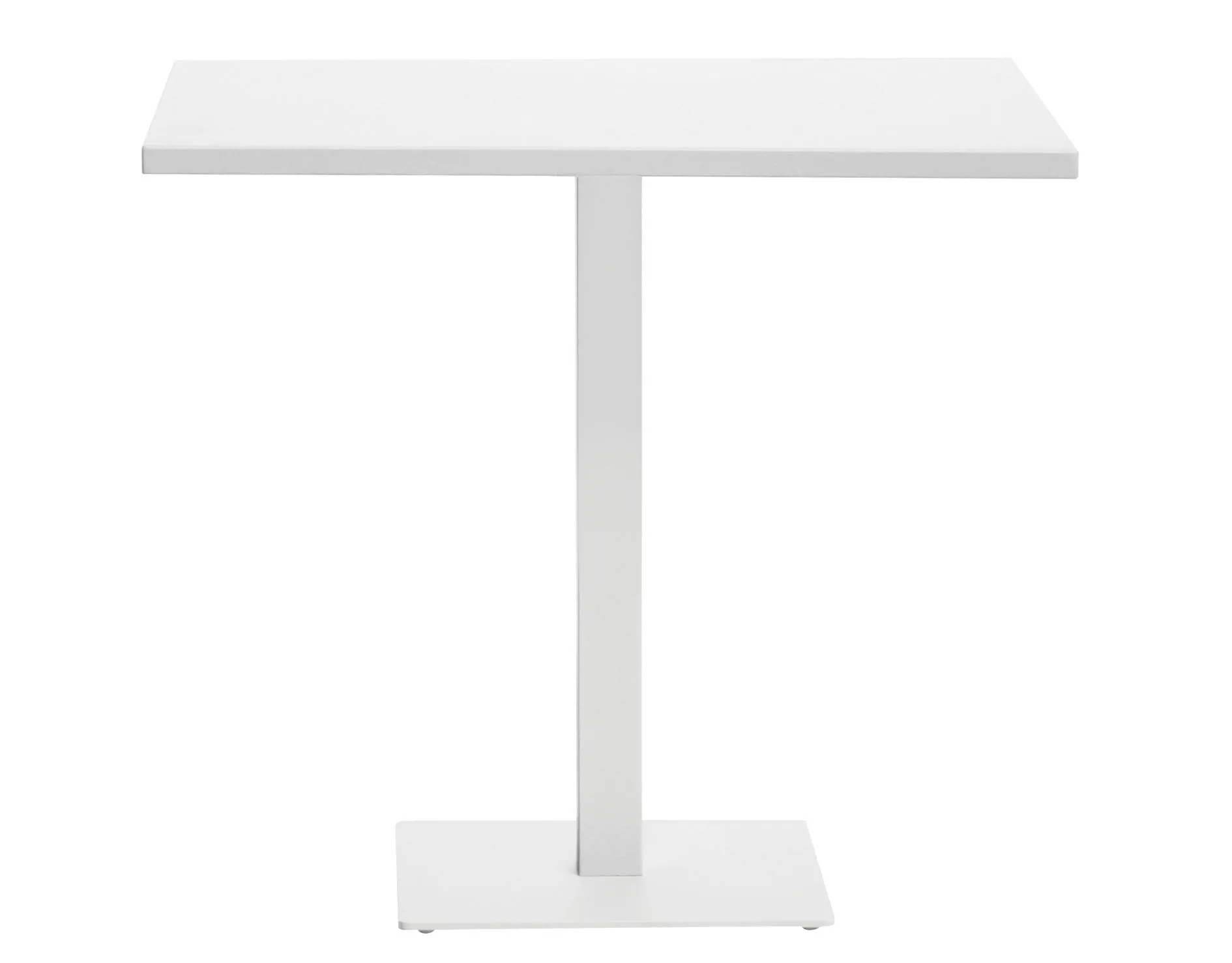 Moia Greenwood Aluminum Top 80 x 80 Cm White