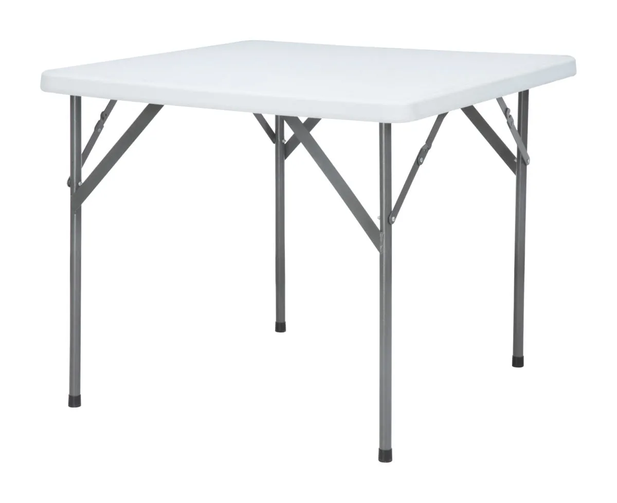 Moia Greenwood Square Catering Table 88 x 88 Cm White