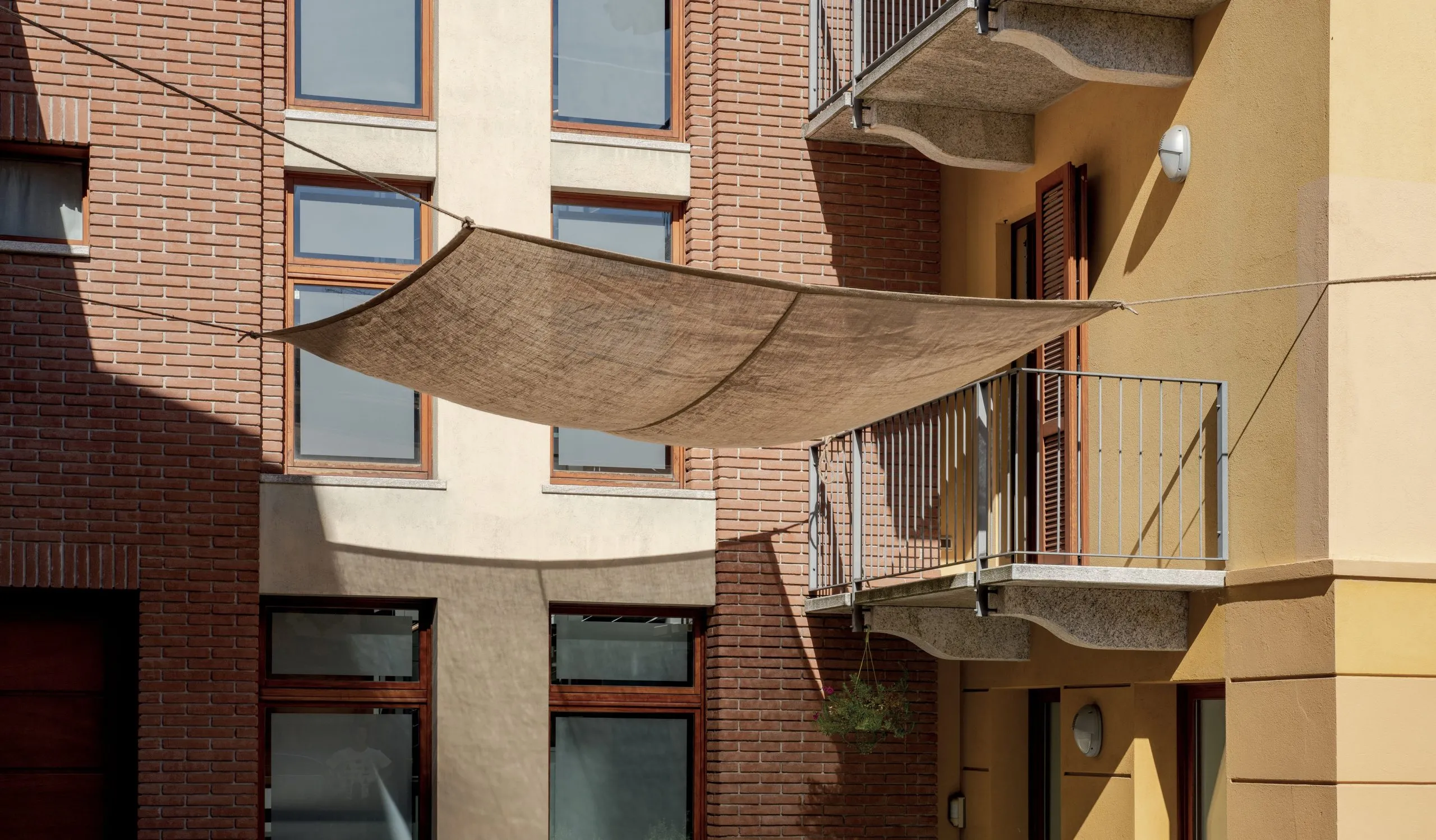 Moia Greenwood Hemp Sail Square 3 x 3 Mt Natural