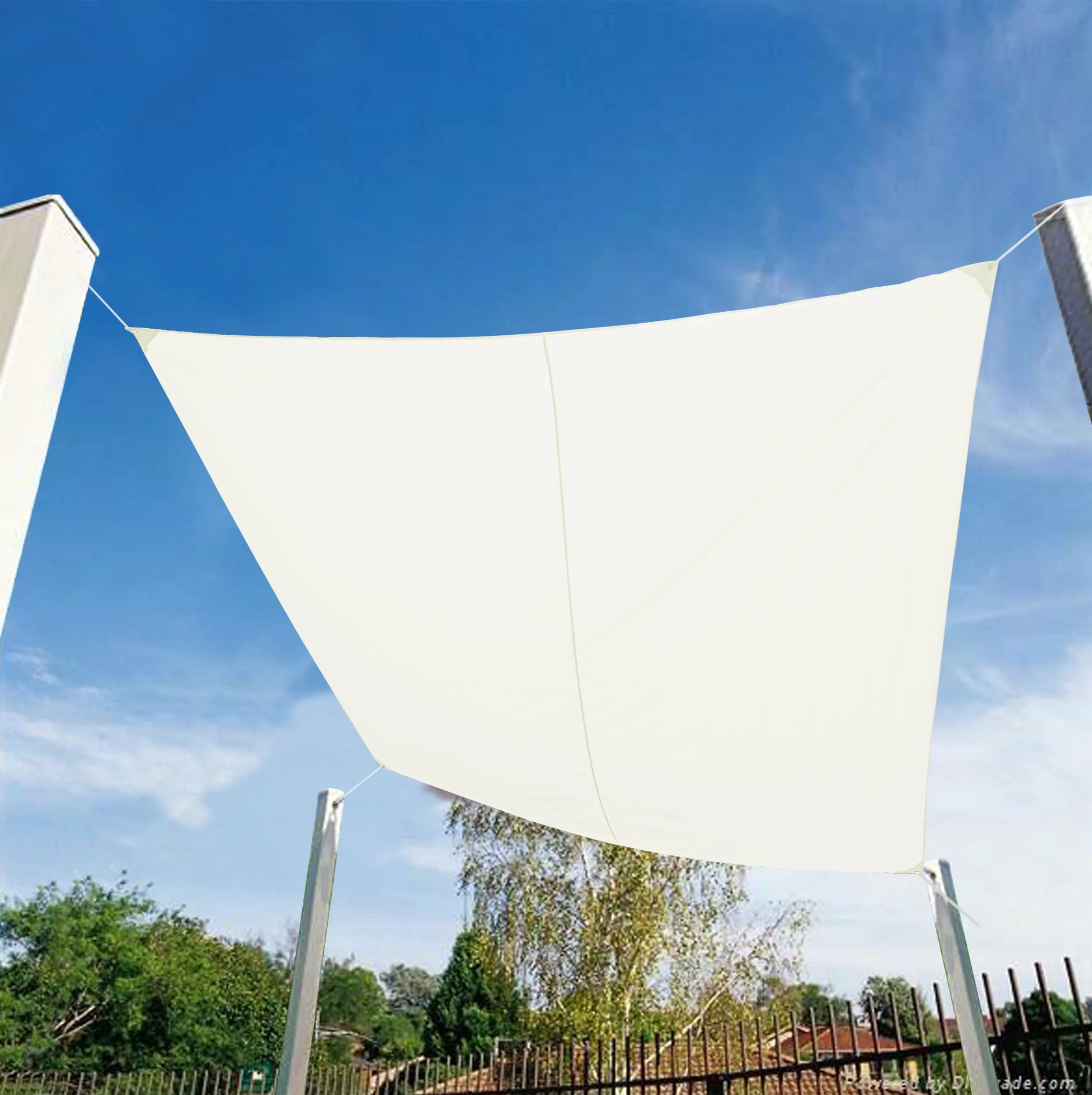 Moia Greenwood Square Sail 3 x 3 Mt Polyester Ecru