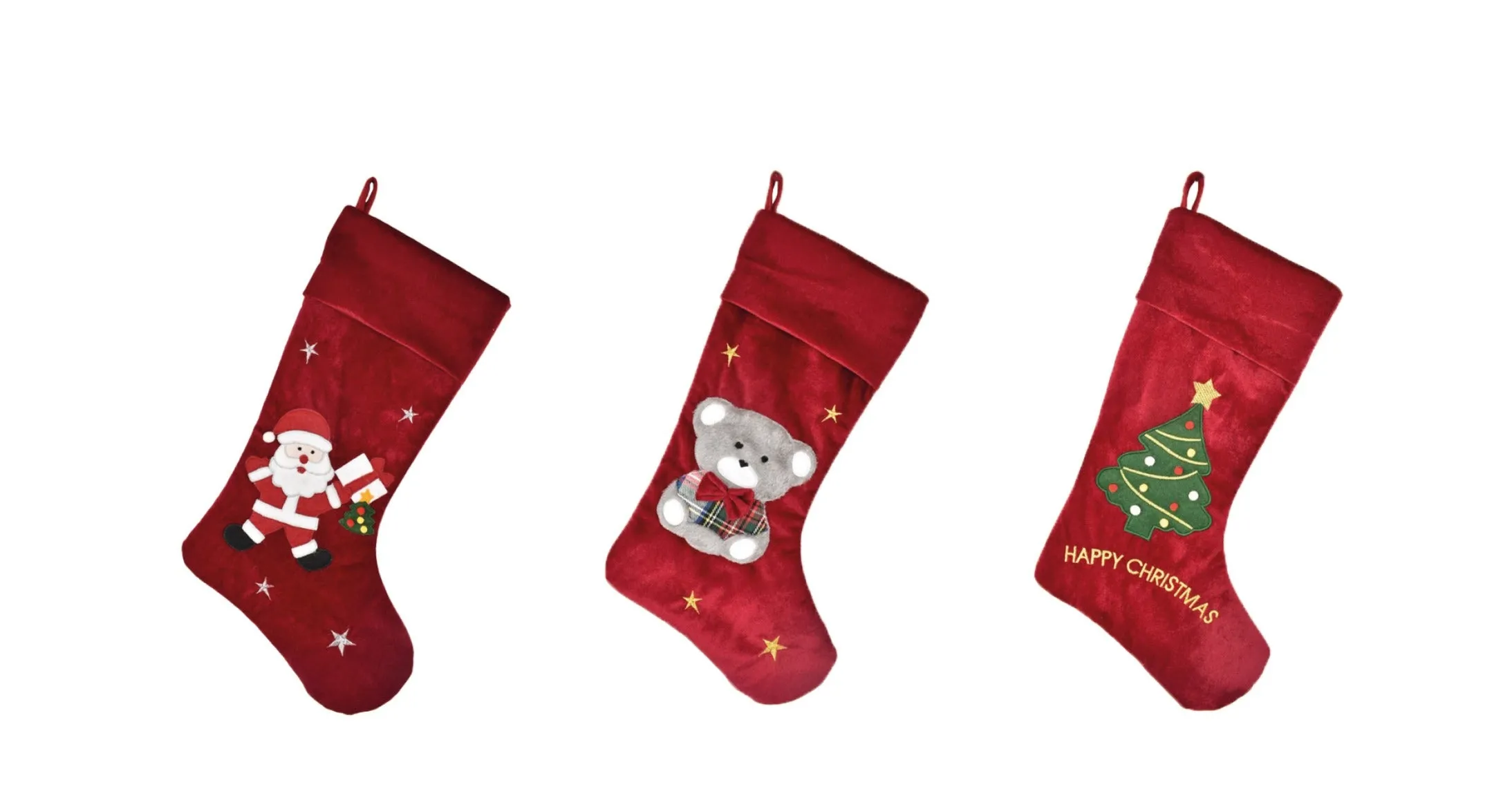 Preziosa Home Epiphany Stockings 53 Cm Assorted Polyester Multicolor 1