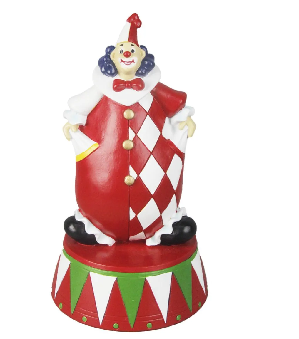 Preziosa Home Jolly Decorative Christmas 13 x 13 x 25 Cm Polyresin Red