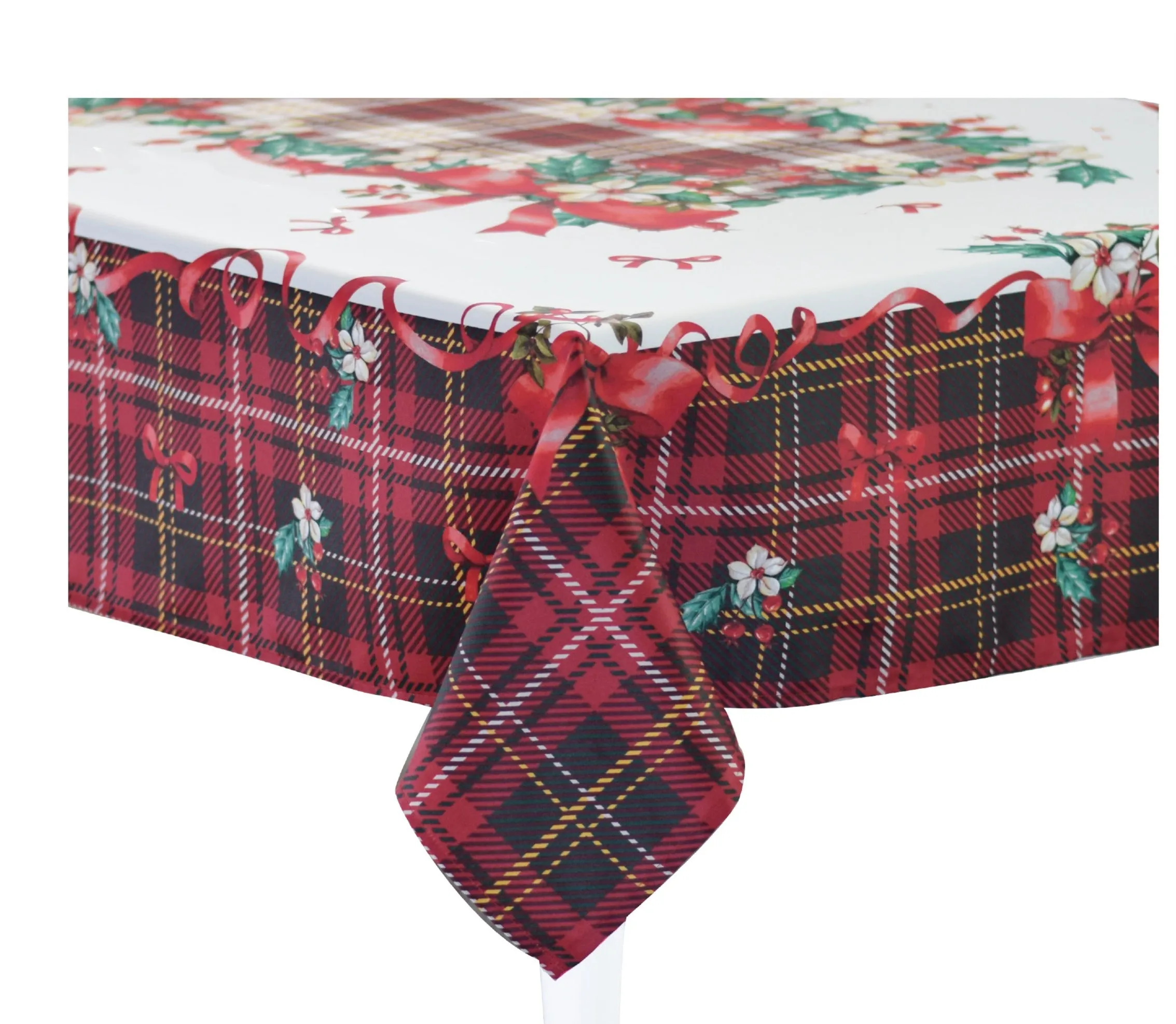 Preziosa Home Christmas Satin Tablecloth Ass. 140 x 240 Cm Polyester M