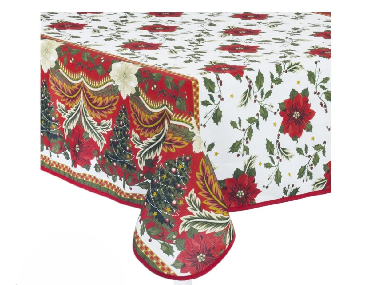 Precious Home Biased Tablecloth Assorted Christmas 140 x 330 Cm Non-Ir