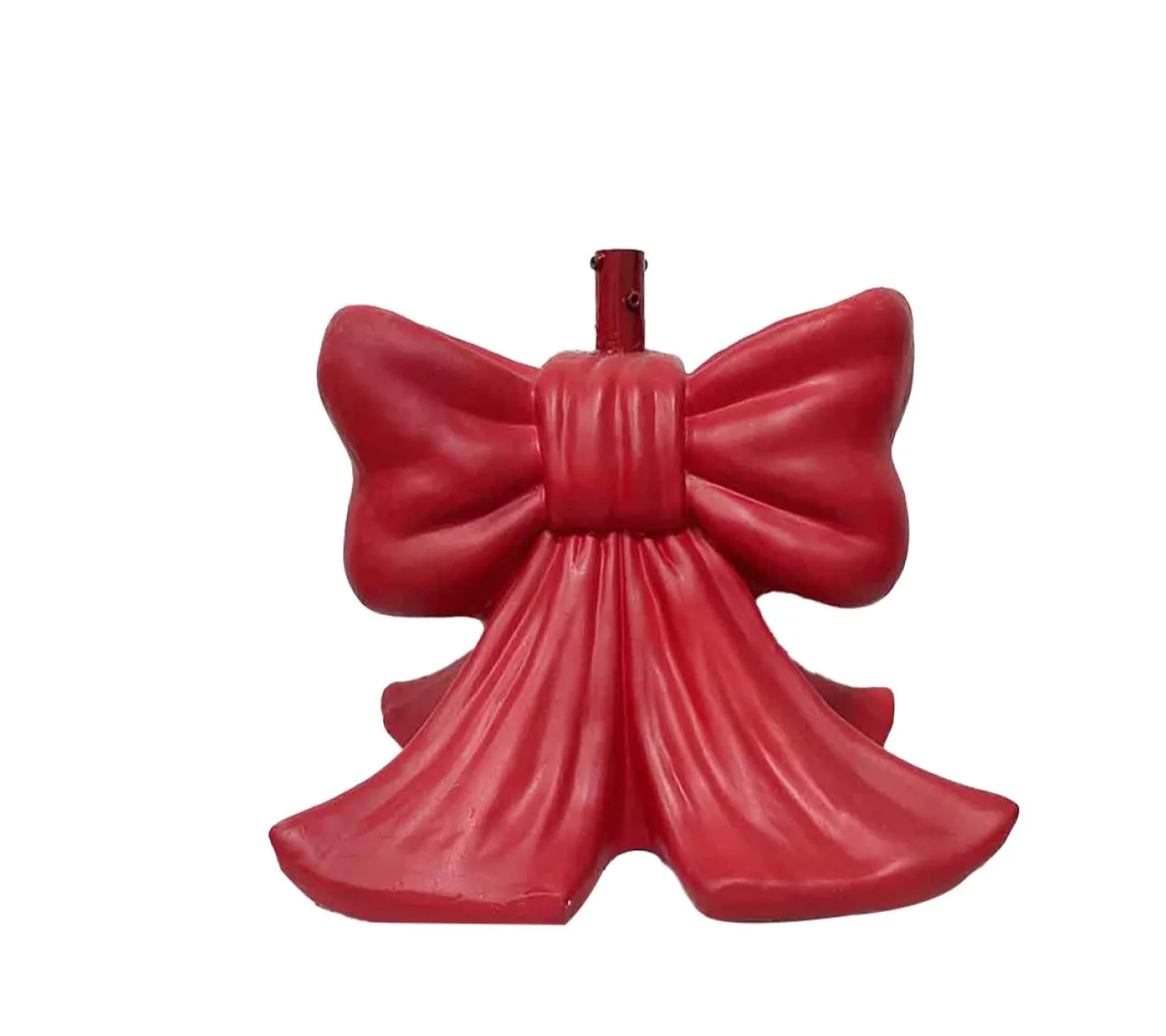 Precious Home Decorative Christmas Tree Trunk Bow Polyresin 57 Cm Red