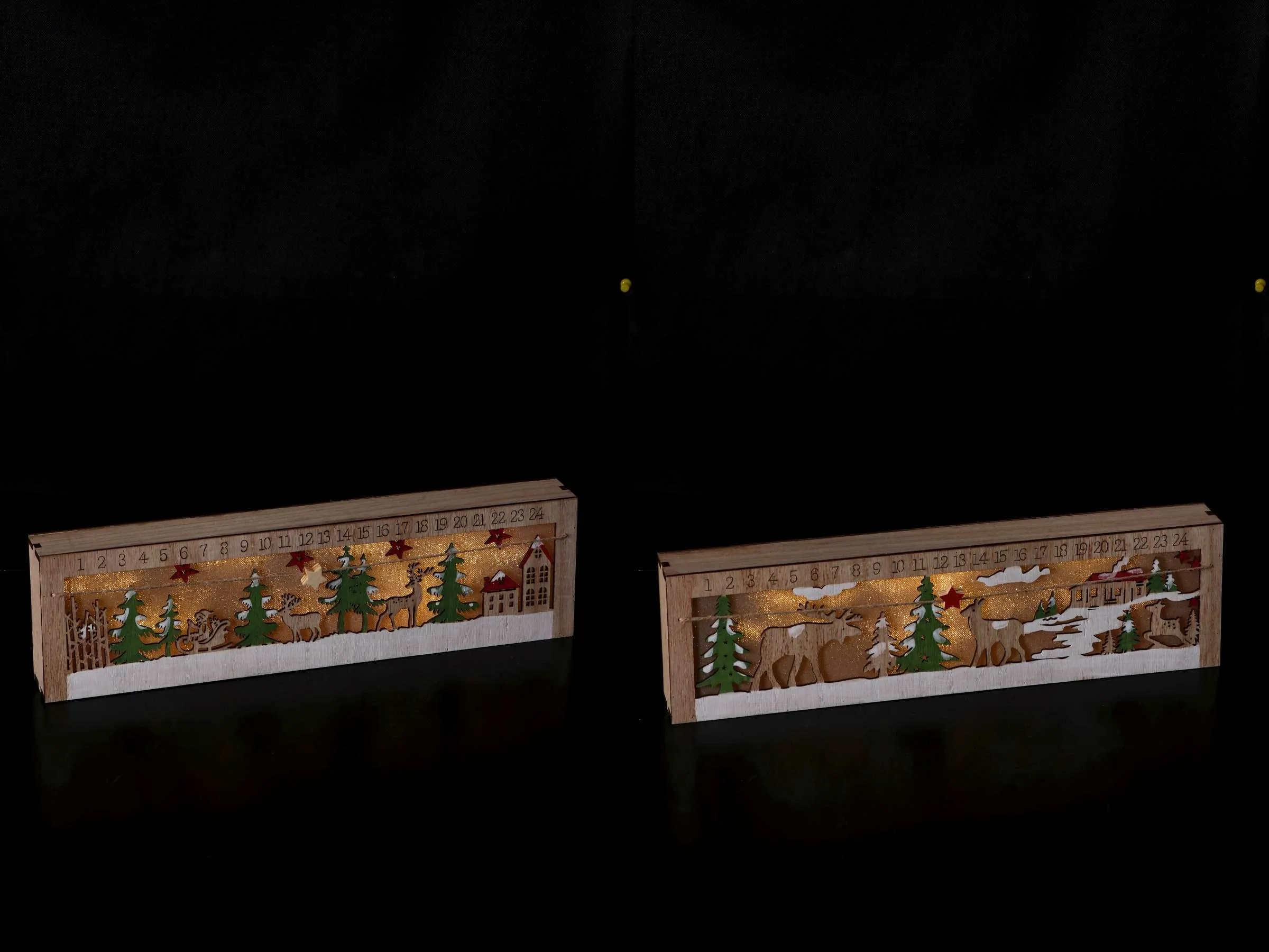 Italian Gift Advent Calendar Christmas Merry Christmas Assorted 8 Led