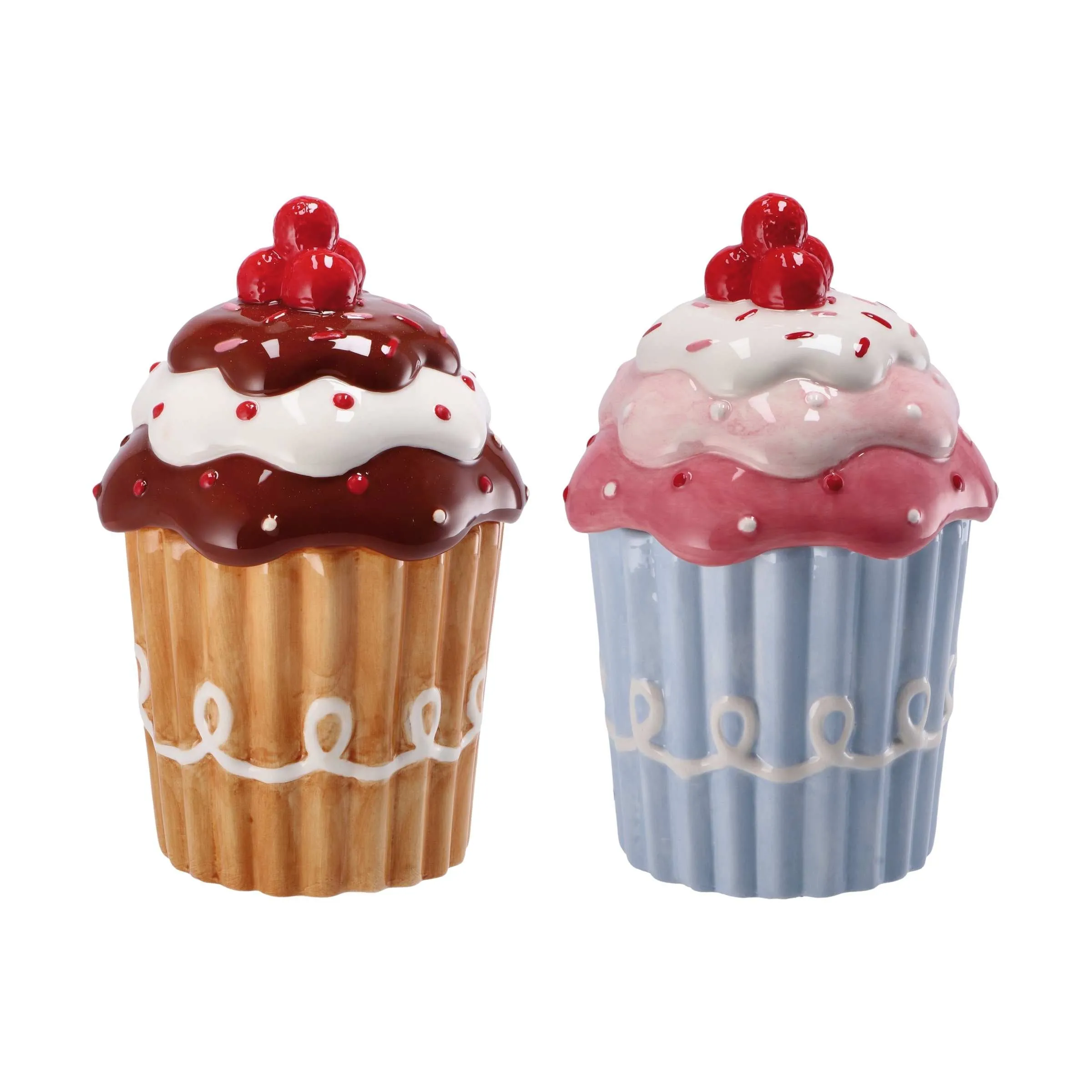 Italian Gift Box Christmas D 14 Cm H 22 Cm Ceramics Multicolor 1 Pc