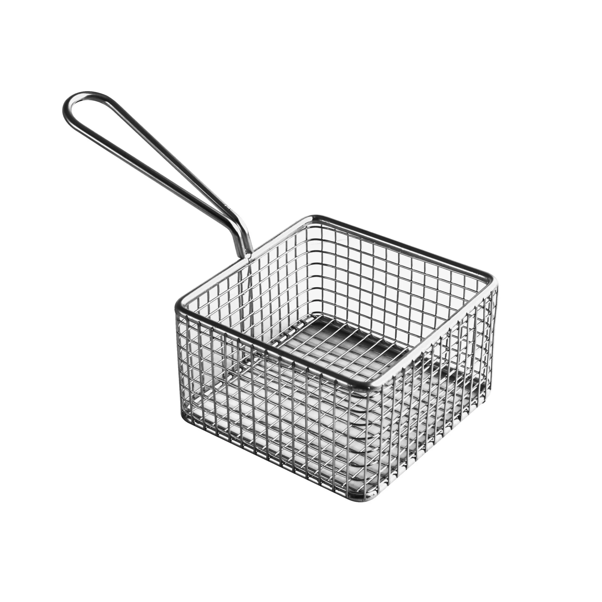 Salvinelli Square Frying Basket 10 x 10 Cm Steel