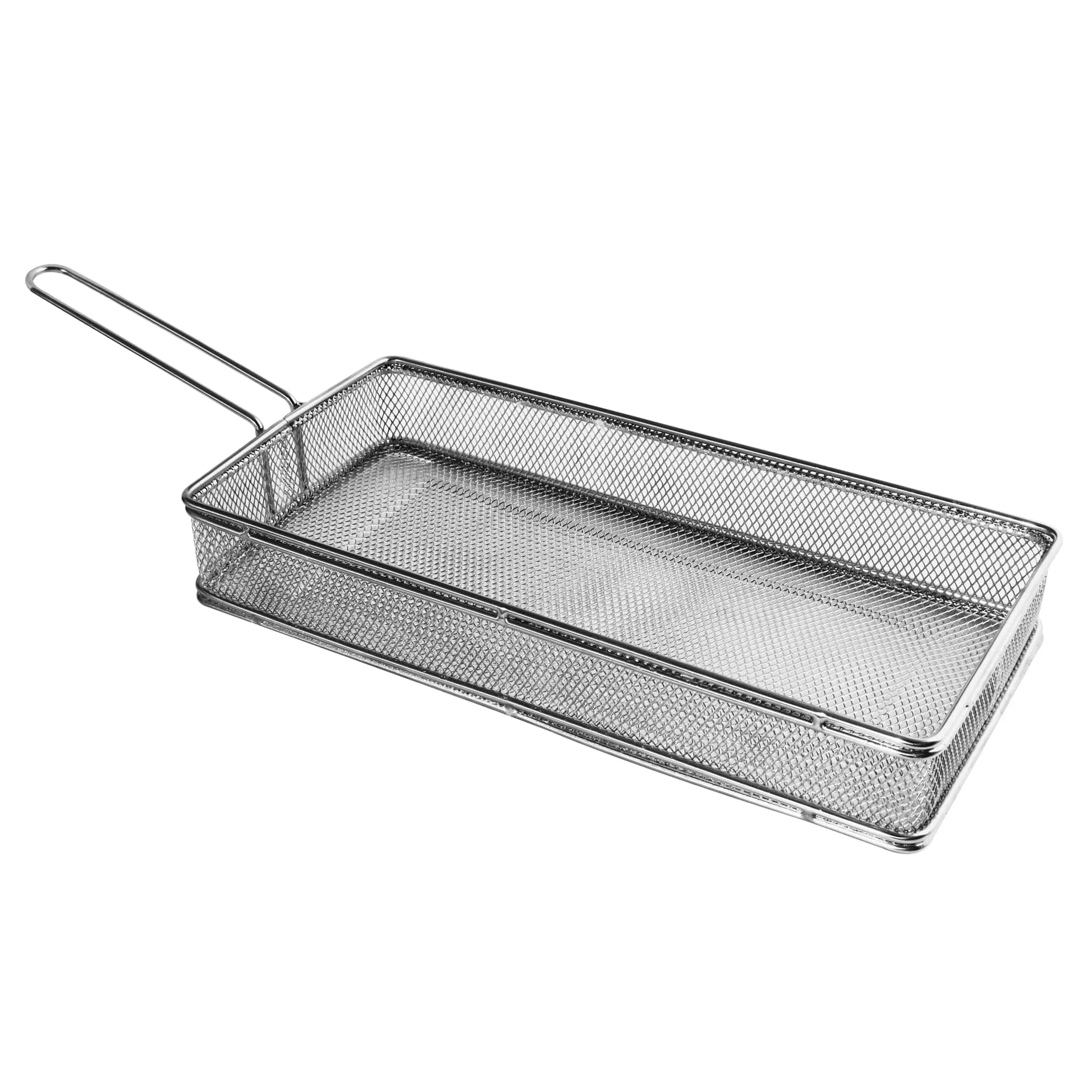 Salvinelli Rectangular Frying Basket 27 x 13 x 4.5 cm Steel