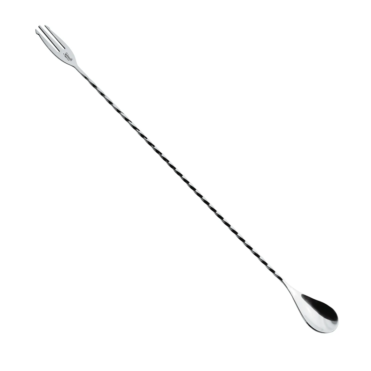 Salvinelli Barman Spoon 40 Cm Trident Model Steel 1 Pc
