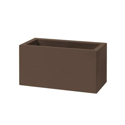TeraPlast Cassa Schio Maxi Planter 80 Cm Bronze Resin