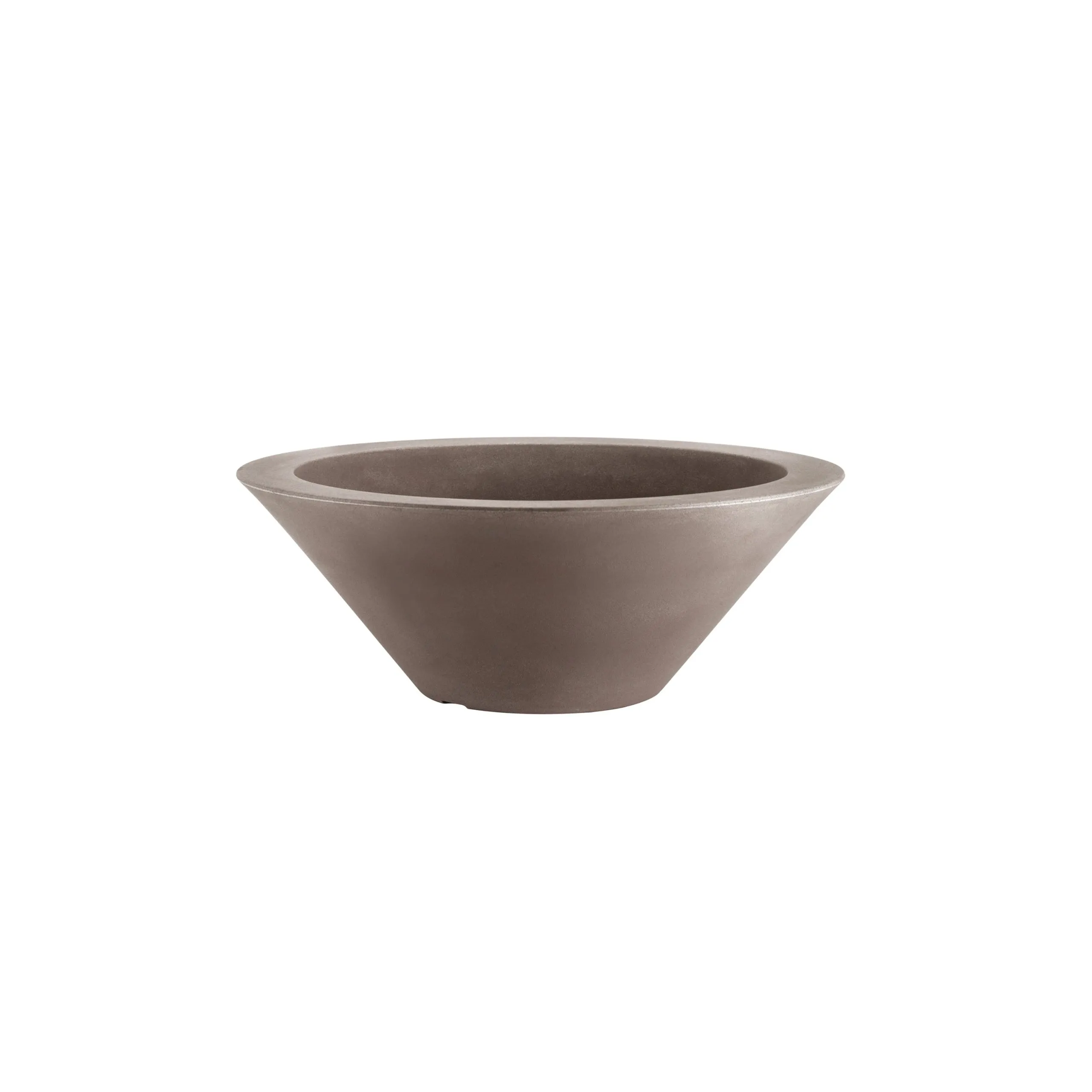 TeraPlast Bowl Schio 80 Cm Cappuccino Resin