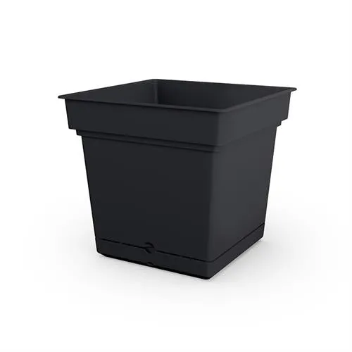 TeraPlast Planter Still 47 H 43.5 Cm Ash Resin