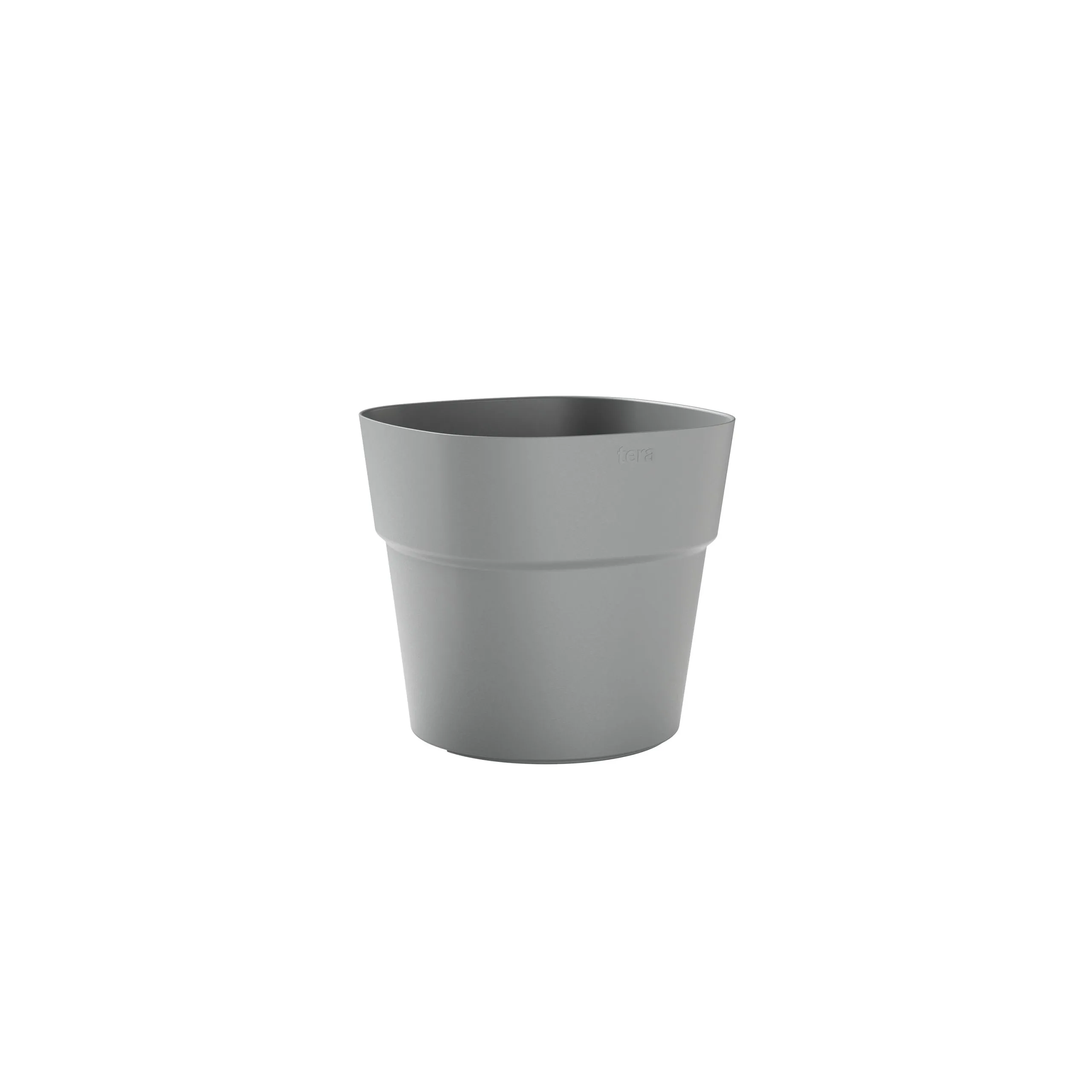 TeraPlast Vase Andromeda 38 Fog Gray Recycled Plastic